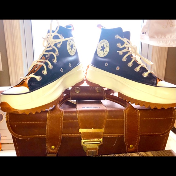 Converse Hightop Leather Star Runners - Picture 9 of 10
